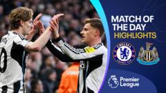 Imagen editorial para: Gordon goal gives Newcastle rare win at Chelsea